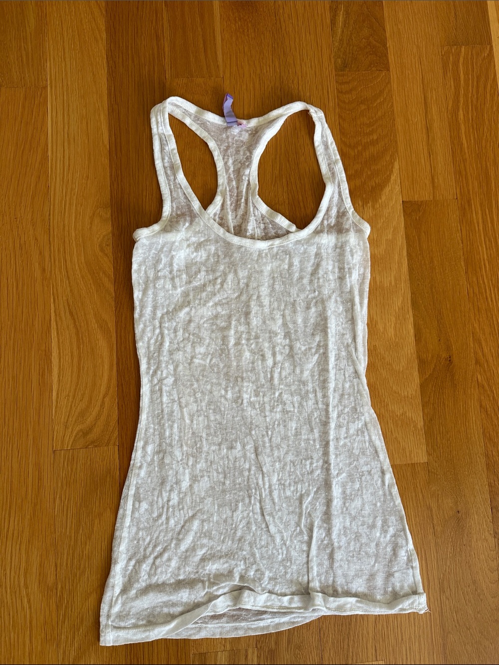 Emma & Sam White Racerback Tank Top